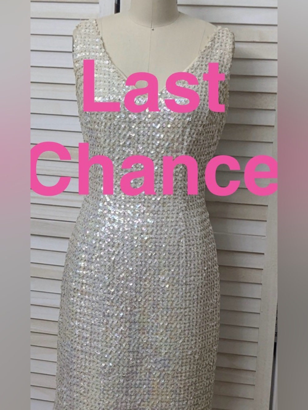 **Closing store 9/1!!!!** Vintage Sequin Cocktail Dress